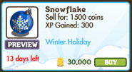Blue Snowflake Market Info