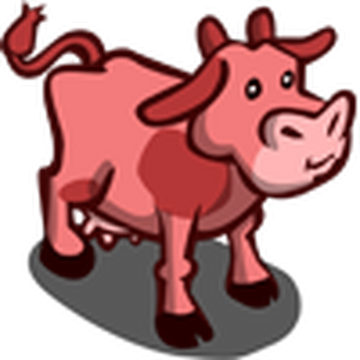 The pink cow 12025554 PNG