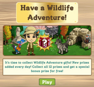 Wildlife Adventure Countdown Notification - Pop Up