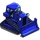 Blue Bulldozer