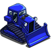 Blue Bulldozer