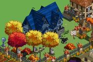 Eerie Haunted House--Autumn themed