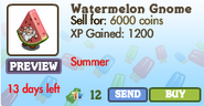 Watermelon Gnome Market Info (June 2012)