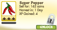 Super Pepper Locked in Market