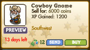 Cowboy Gnome Market Info (September 2012)