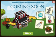 CraftShop Announcement Screen