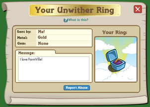 Inside Unwither Ring