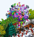 A giant Confetti Tree.