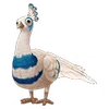Silver-Pied Spalding Peacock