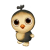 Baby Gold-Laced Cochin Chicken