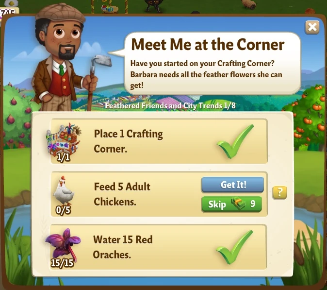 Feathered Friends and City Trends FarmVille 2 Wiki Fandom