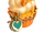 Heirloom Orange Cupcake