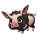 Black Spotted Ossabaw Pig