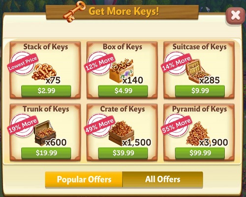 How to get unlimited free keys on FarmVille 2 country escape July