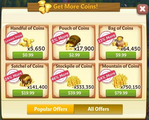 Coin | FarmVille 2: Country Escape Wiki | Fandom