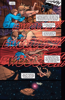 Noranti sacrifices herself to save Deke.