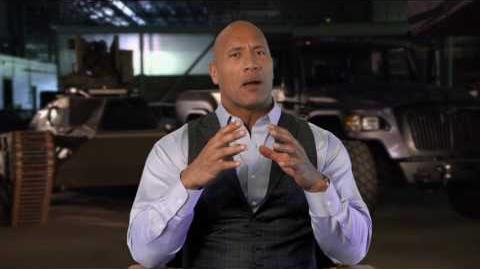 The Fate of the Furious Dwayne Johnson "Luke Hobbs" Behind the Scenes Movie Interview