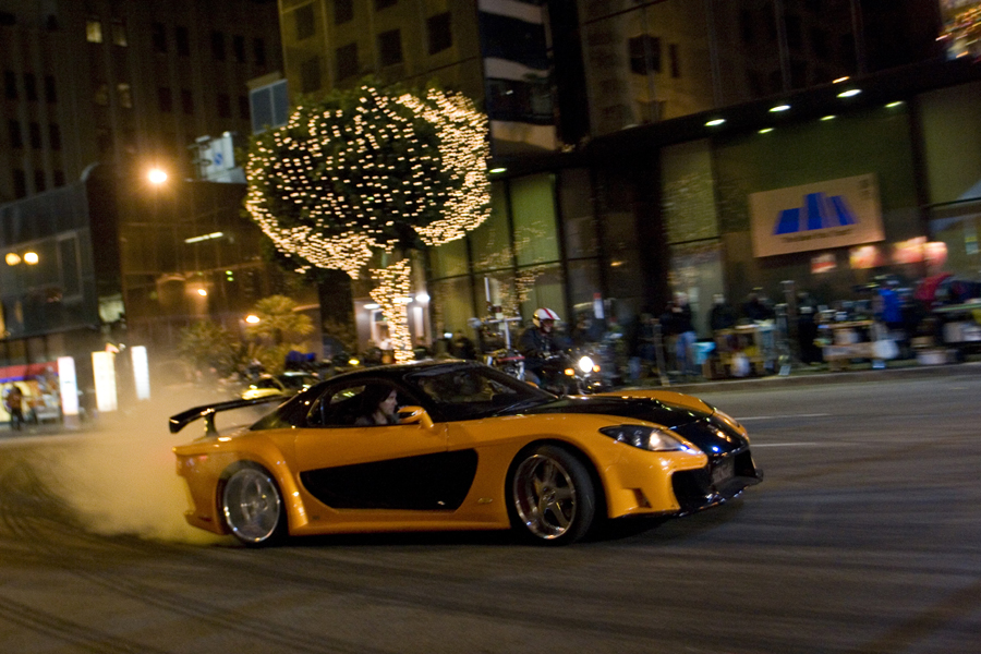 mazda rx7 veilside drifting