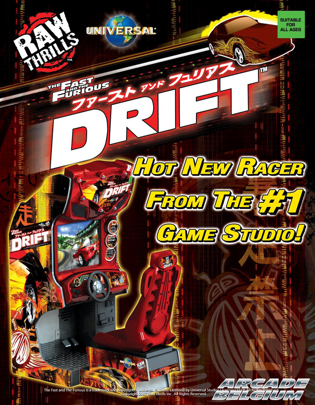 Fast and The Furious Arcade Driving Game