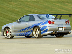 2002 Nissan Skyline GT-R R34, The Fast and the Furious Wiki