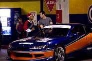 Twinkie and Sean next to the Silvia