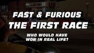 FAST & FURIOUS The First Race - Who Really Won?