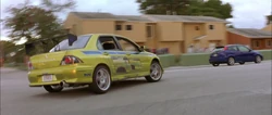 Kyosho Mini-Z 30357WS - Mitsubishi Lancer Evolution VII - Fast & Furious - Échelle 1/28 - Neuve