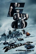 Póster de Reino Unido para The Fate of the Furious