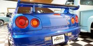 Brian O'Conner's Skyline R34 GT-R (F&F) - Rear View