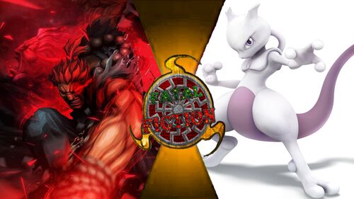 Mewtwo vs akuma