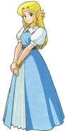 Princess Zelda as she first appears in A Link to the Past