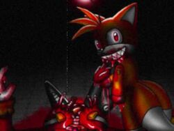Creepypasta Tails Doll confronts at Sonic R Tails by Abbysek on