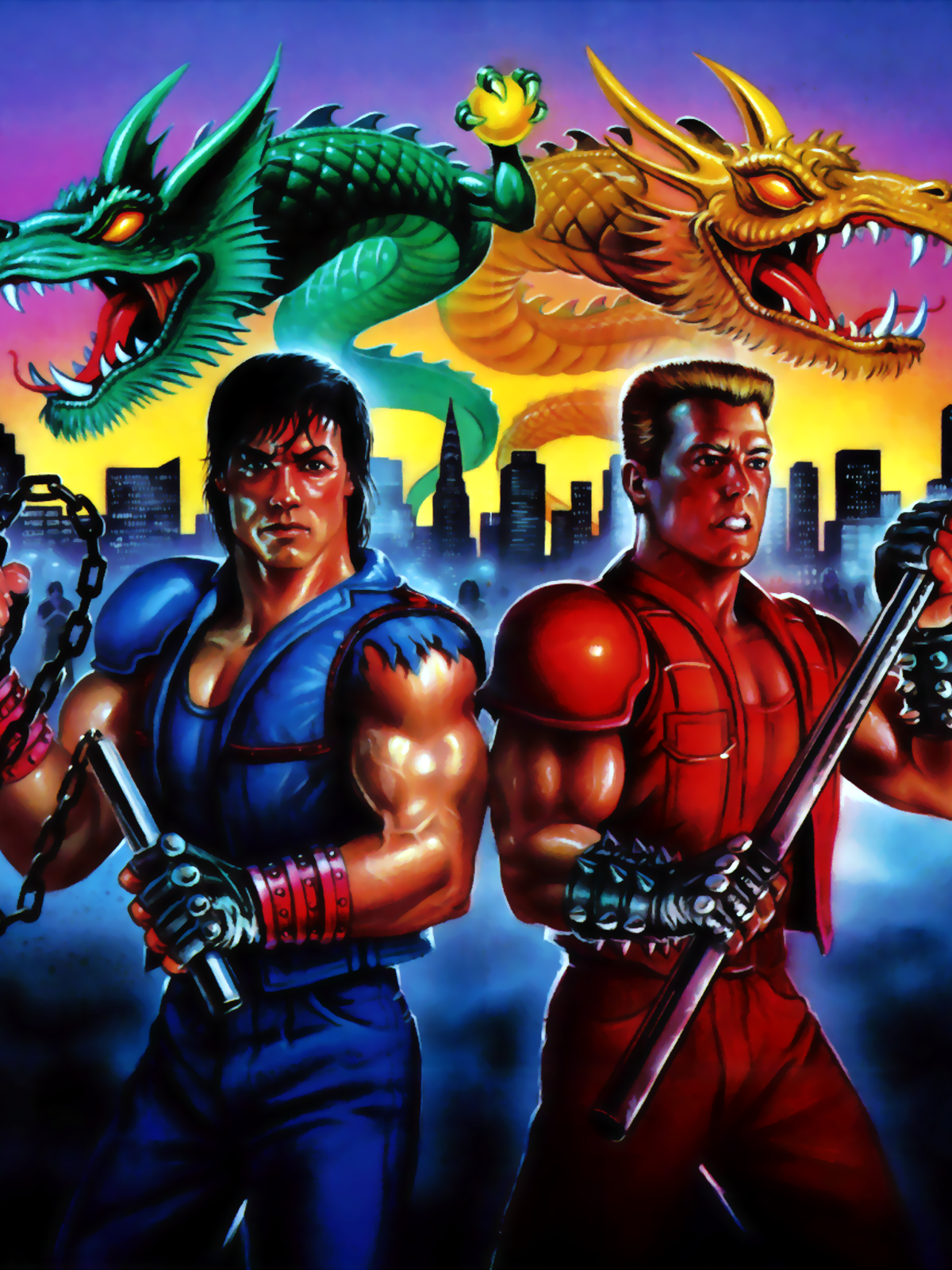 Double Dragon: Neon, Fight as twin brothers Billy and Jimmy…