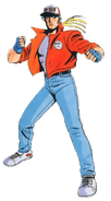 Terry Bogard as seen in Fatal Fury, King of Fighters