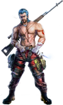 Lance Bean as he appears in Contra: Evolution