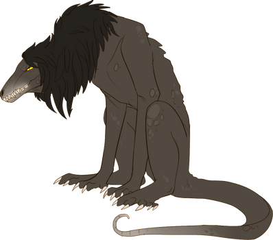 commissions currently closed — SCP-682 is a large, vaguely reptile-like  creature