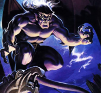 Gargoyles - Goliath as seen in the Sega Gensis Front Box Cover