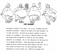 Fat Albert Model Sheet