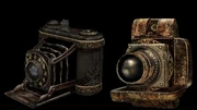 Camera Obscura for obtained in Fatal Frame II for PS2 (left) and Xbox (right) 