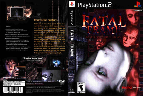 Fatal Frame I - PS2 NTSC-U style box art with PAL cover : r/fatalframe