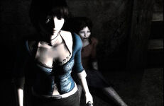 Rei finding Yoshino inside the Manor of Sleep.