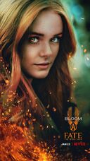 Bloom portrayed by Abigail Cowen