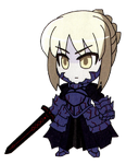 Saber Alter Capsule Servantissa.