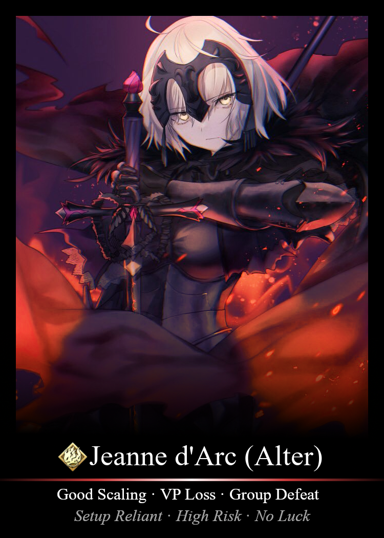 Amazon.com: Fate Grand Order Jalter Avenger Jeanne d`Arc Alter Neo Card  Game Character Storage Box Case Holder w/Dividers Anime Art Collection :  Everything Else