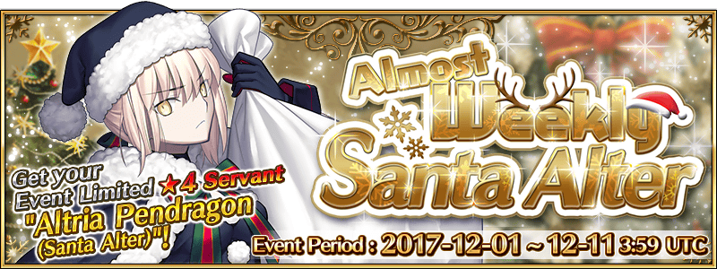 Grandorder Christmas 2022 Christmas 2017 Event (Us) | Fate/Grand Order Wiki | Fandom