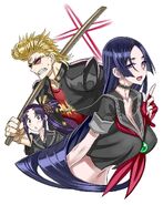 Kintoki, Ushi, and Raikou by Honjou Raita