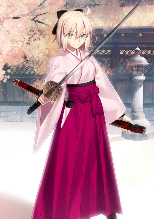 Okita Souji (沖田総司) (Sakura Saber) | Fate/Grand Order (フェイト/グランドオーダー