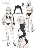 FGO Chaldea Summer Vacation C100 illustration by nipi