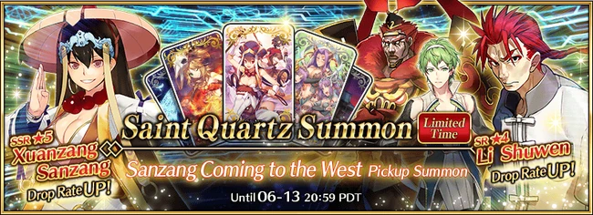 Sanzang Coming to the West (US)/Summoning Campaign | Fate/Grand 