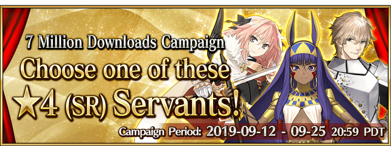 7M Downloads Campaign (US) | Fate/Grand Order Wiki | Fandom